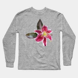 Lilies - One Stargazer Lily Long Sleeve T-Shirt